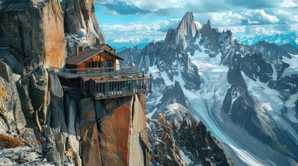 Scenic Overlook The Alps From