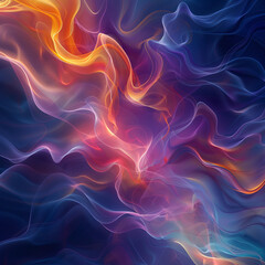 Fototapeta premium Fluid That Flowing Abstract Features Background Create