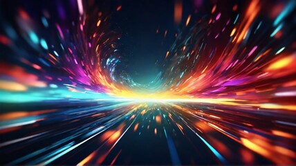 Obraz premium Speed motion abstract background Ai Generated.