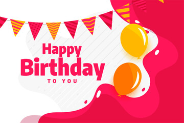 decorative happy birthday event background for kids special day