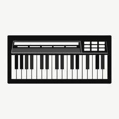 Fototapeta premium piano keys vector illustration
