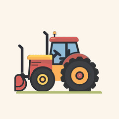 tractor icon design, vector illustration isolated on white background
