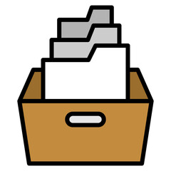 Archive Icon Element For Design