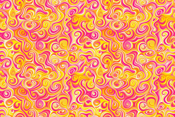 Fototapeta premium A colorful, abstract pattern with swirls and curves