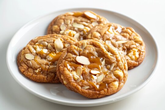 Aunt Gisele's Golden Brown Caramel Cookies with Chewy Interior