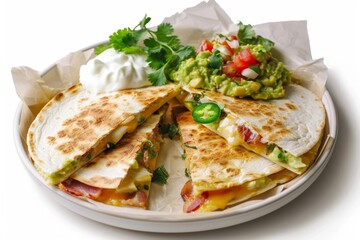 Flavorful Bacon Jack and Jalapeno Quesadillas with Garlic