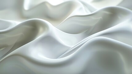 Obraz premium Close-up of pristine white material.
