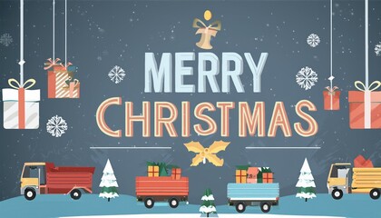 Obraz premium christmas card design. christmas greeting card. merry christmas greeting card. christmas greeting card with deer