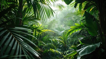 Naklejka premium botanical forest nature background