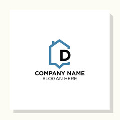 letter initial home Logo designs, home Shop logo designs, Modern construction logo designs vector icon