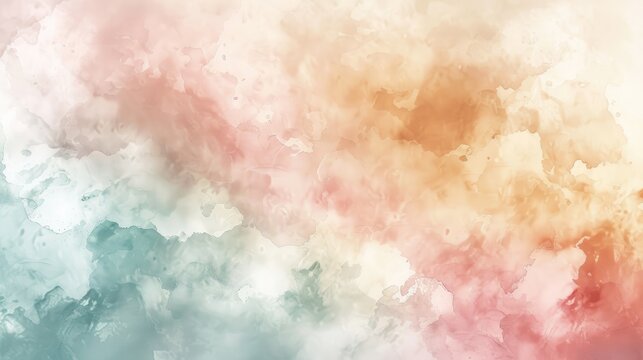 An abstract background with a dreamy, watercolor effect in soft hues.