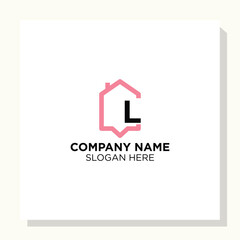 letter initial home Logo designs, home Shop logo designs, Modern construction logo designs vector icon