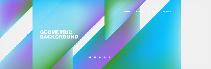 Triangle minimal web site page background design. Vector Illustration For Wallpaper, Banner, Background, Card, Book Illustration, landing page