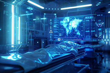 High tech medical wards