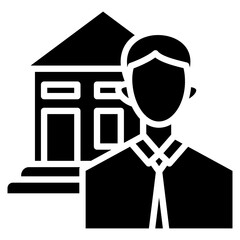 Real Estate Agent Icon