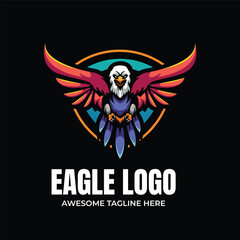 Eagle Illustration Mascot Logo