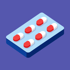 red and blue pills logo icon