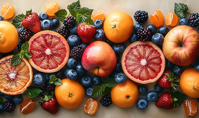 fruit decoration background