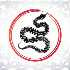 chinese zodiac year of the snake, chinese new year, chinese new year, logo iconic snake, circel logo snake, red snake logo, wood snake chinese new year symbol, logo red snake cool