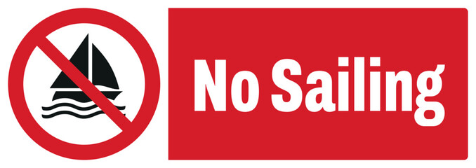 ISO prohibition safety signs_no towed water activity landscape size 1/2 a4,a3,a2,a1