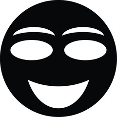 Face, grin, beam icon