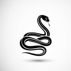 Fototapeta premium snake illustration art design or logo snake or icon snake or vector snake