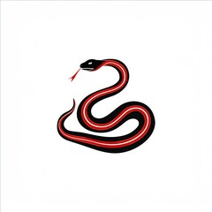 Fototapeta premium snake illustration art design or logo snake or icon snake or vector snake