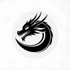 chinese dragon tattoo, black dragon with background, black dragon tattoo, tattoo design, dragon symbol, dragon icon, dragon logo black and white
