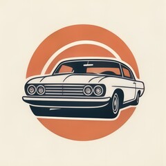 retro car illustration, retro car background, retro car design, illustration of a car, logo car, icon car, symbol card