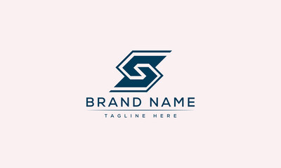 Logo design letter S . Elegant modern. Vector template.