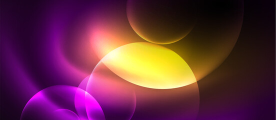 Shiny color neon glowing design. Vector Illustration For Wallpaper, Banner, Background, Card, Book Illustration, landing page