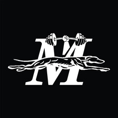 dog logo design icon illustration