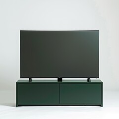 Obraz premium tv with green green cabinet UHD Wallpapar