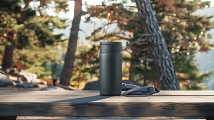 Fototapeta premium travel mug mockup , travel mug template