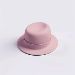hat  icon in 3D style on a white background