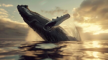 Fototapeta premium The underwater world of animals is a captivating ecosystem filled with diverse marine species, intricate coral reefs, and vibrant aquatic life
