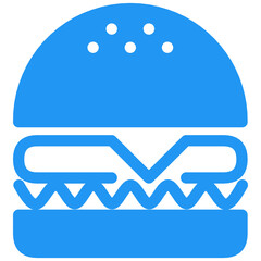 burger icon, food icon, fast food icon button