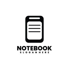 Vector notebook silhouette design