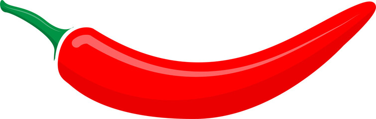 Red hot chili peper for graphic design, logo, web site, social media, mobile app, ui illustration