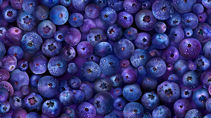 Seamless Blueberry Patterns