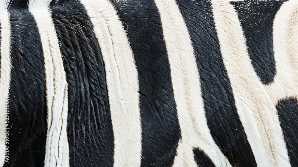 Poster zebra stripes pattern, 16:9