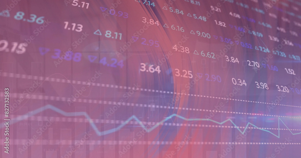 Poster image of layers of graphs and processing data