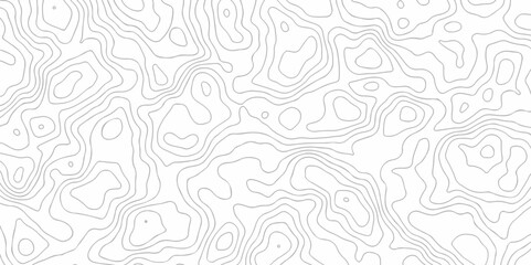 Lines Topographic contour lines vector map seamless pattern. Geographic mountain relief. Abstract lines background. Contour maps. Vector illustration, Topo contour map design.
