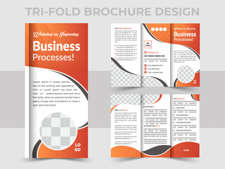 Tri-Fold Corporate business brochure design template. Corporate Business tri-Fold Brochure Design Template. Vector Corporate Business Modern tri-Fold Brochure Design Template.