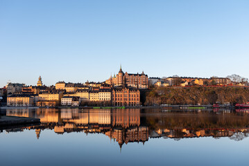 Early morning in Stockholm at spring
