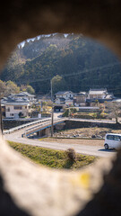 A small rural town in Japan