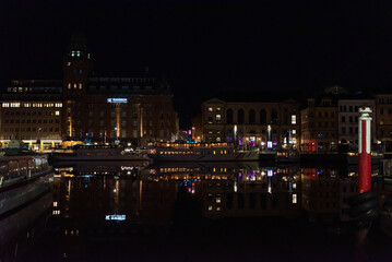 night view of Stockholm