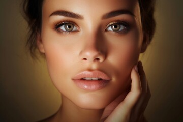 Obraz premium woman with natural make-up