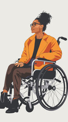 United Women Supporting Female with Mobility Disability, Providing Assistance and Care

