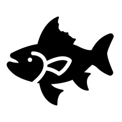 fish glyph icon